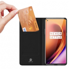 Kožené Pouzdro Na OnePlus 8 Pro Saténový Povlak