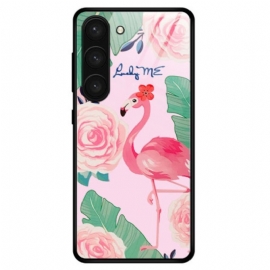 Kryt Na Samsung Galaxy S23 Plus 5G Tvrzené Sklo Flamingo