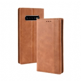 Pouzdra Na Samsung Galaxy S10 Plus Kožený Styl Le Cirénius