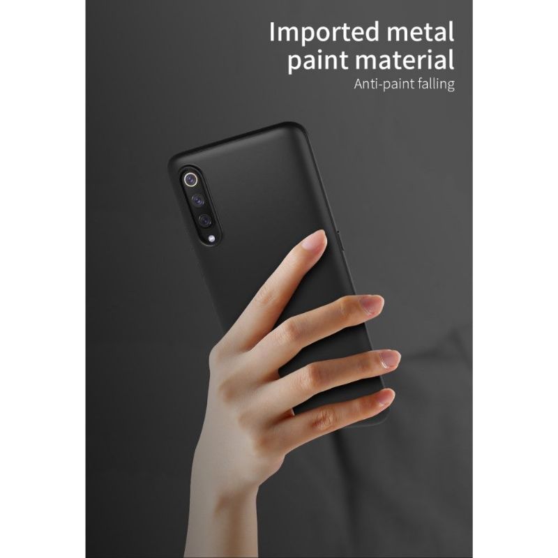 Kryt Na Xiaomi Mi 9 Ultra Tenký Matný Povlak - Černý