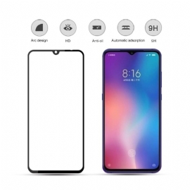 Xiaomi Mi 9 - Ochranné Tvrzené Sklo V Plné Velikosti - Černá