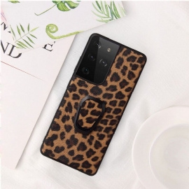 Kryt Na Samsung Galaxy S20 Ultra Prsten S Leopardím Vzorem