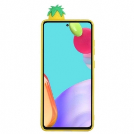 Kryt Na Samsung Galaxy A53 5G Silikonový Ananas 3d