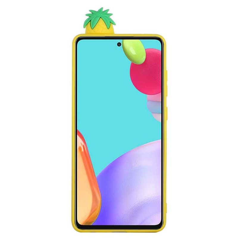 Kryt Na Samsung Galaxy A53 5G Silikonový Ananas 3d