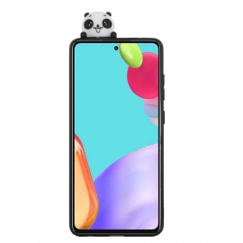 Kryty Na Mobil Na Samsung Galaxy A53 5G Silikonová Panda 3d