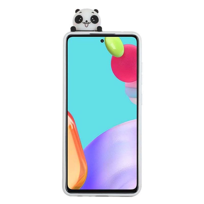 Kryty Na Mobil Na Samsung Galaxy A53 5G Silikonová Panda 3d