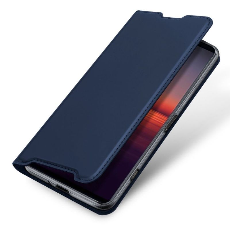 Flipové Pouzdro Na Sony Xperia 1 IV Obchodní Saténový Efekt