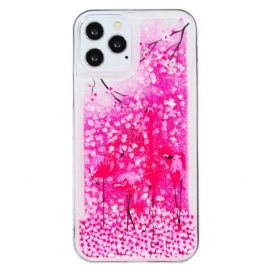 Kryt Na iPhone 15 Pro Max Flamingo Glitter