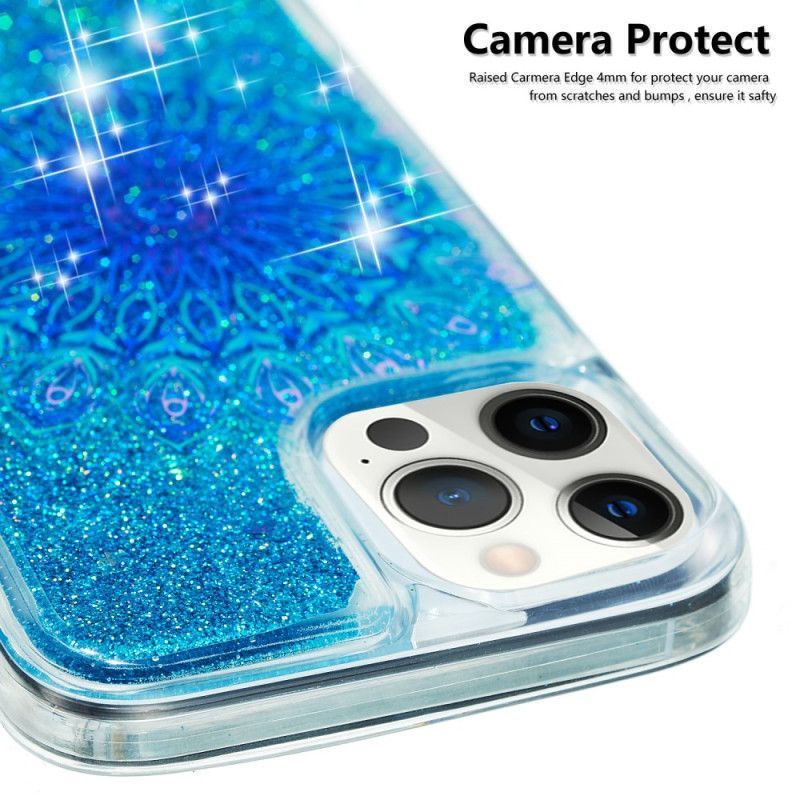 Kryt Na iPhone 15 Pro Max Mandala Glitter