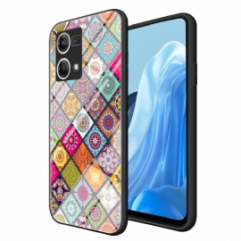 Kryt Na Oppo Reno 7 Mandalový Kaleidoskop Se Stojanem