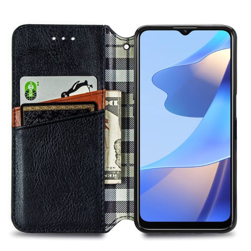 Flipové Pouzdro Na Oppo A16 / A16s Držák Karty Kub Design