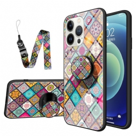 Kryt Na iPhone 15 Pro Patchwork