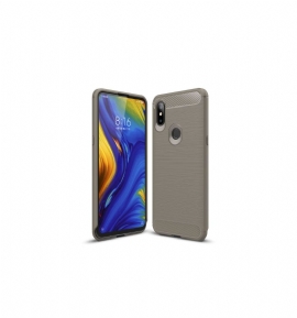 Kryt Na Xiaomi Mi Mix 3 Uhlíkový Kartáčovaný Gel