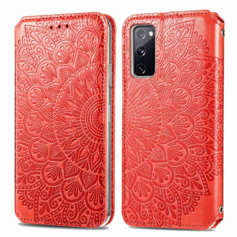 Flipové Pouzdro Na Samsung Galaxy S20 FE Elegantní Mandala