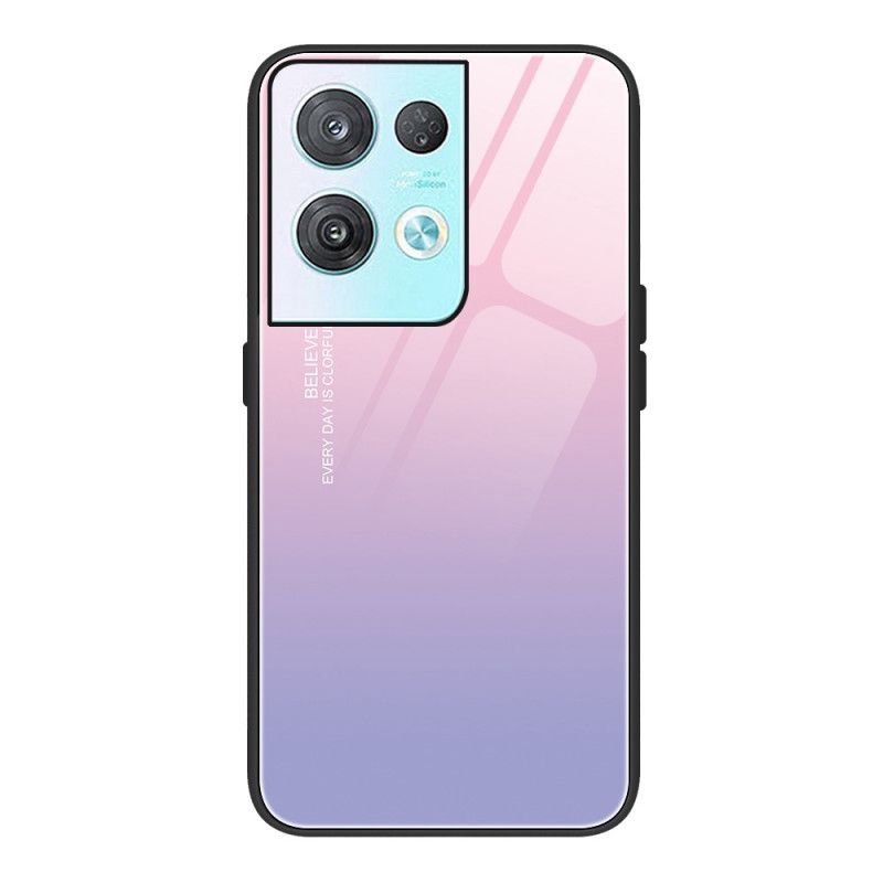 Kryt Na Oppo Reno 8 Pro Gradient Tvrzené Sklo