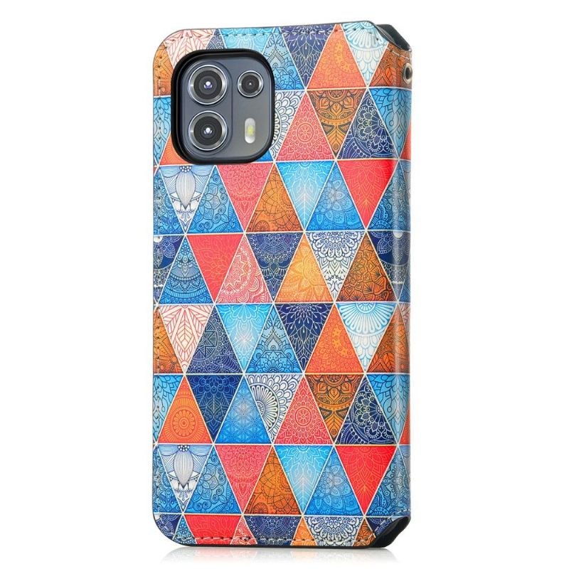 Flipové Pouzdro Na Motorola Edge 20 Lite Geometrická Mandala