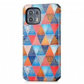 Flipové Pouzdro Na Motorola Edge 20 Lite Geometrická Mandala