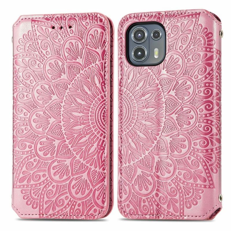 Flipové Pouzdro Na Motorola Edge 20 Lite Kožené Pouzdro Flip Chic Mandala