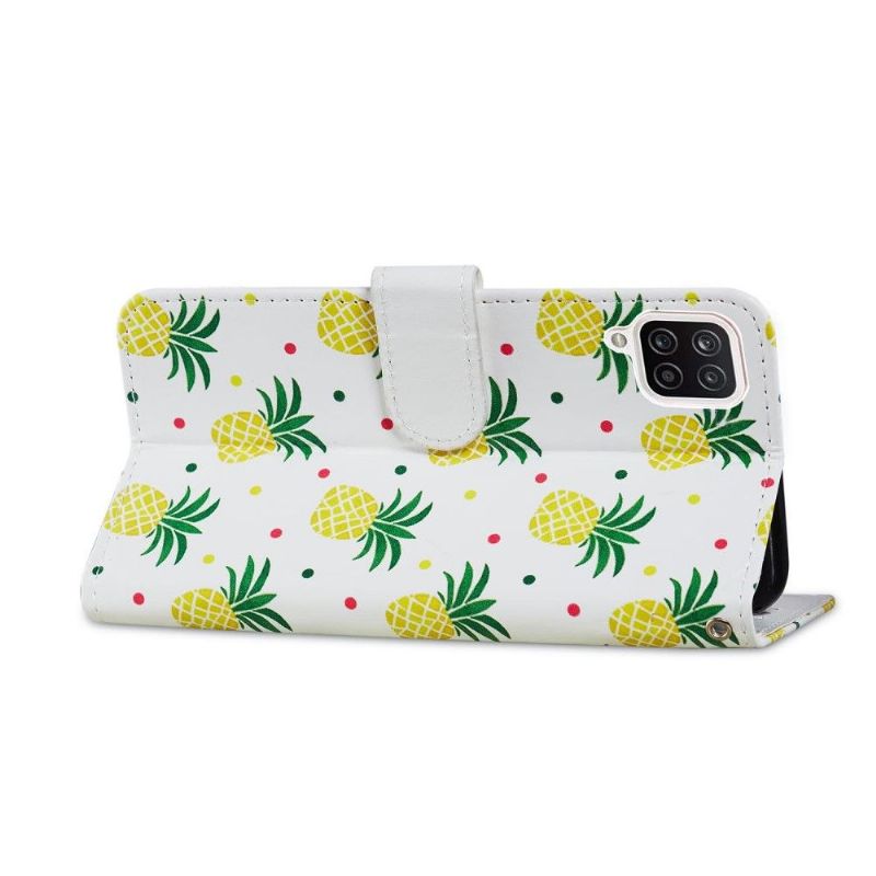 Flipové Pouzdro Na Samsung Galaxy A12 Ananas