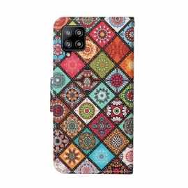 Flipové Pouzdro Na Samsung Galaxy A12 Kaleidoskop Mandala