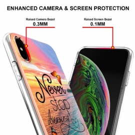 Kryt Na iPhone XS Max Nikdy Nepřestávej Snít