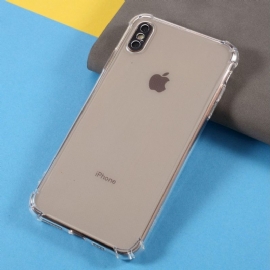 Kryt Na iPhone XS Max Transparentní Zesílené Úhelníky