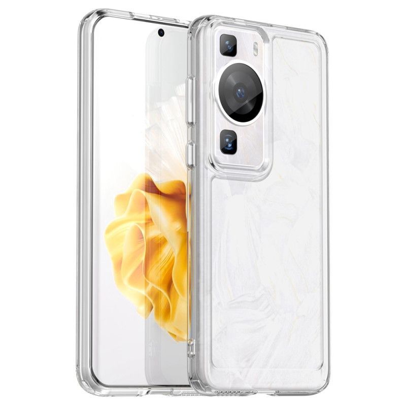 Kryt Na Huawei P60 Pro Transparentní Řada Bonbónů