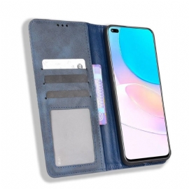 Kožené Pouzdro Folio Na Huawei Nova 8i / Honor 50 Lite Kůže Ve Stylu Cirénius