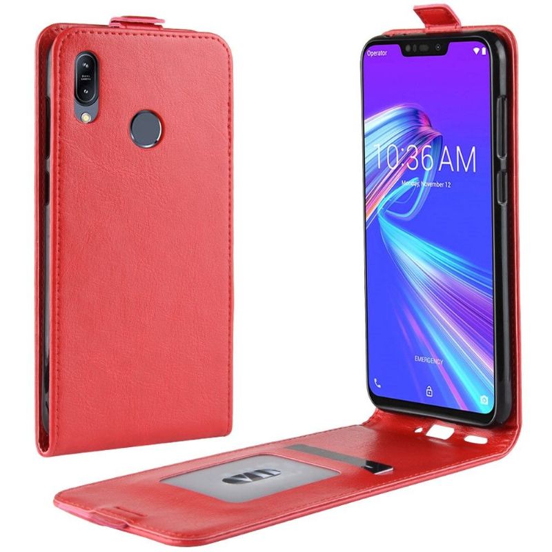 Pouzdra Na Asus Zenfone Max M2 Flipové Pouzdro Vertikální Umělá Kůže