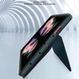 Kryt Flipové Pouzdro Na Samsung Galaxy Z Fold 3 5G Kůže