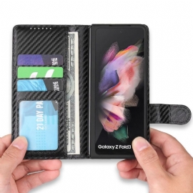 Kryt Flipové Pouzdro Na Samsung Galaxy Z Fold 3 5G Odnímatelné Skořepinové Švy