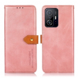 Flipové Pouzdro Na Xiaomi 11T / 11T Pro Khazneh Bicolor Umělá Kůže