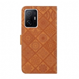 Flipové Pouzdro Na Xiaomi 11T / 11T Pro Mandalový Kaleidoskop