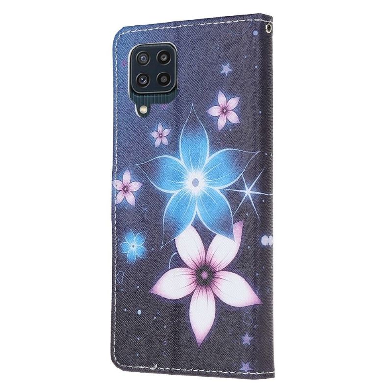 Flipové Pouzdro Na Samsung Galaxy M32 Květiny