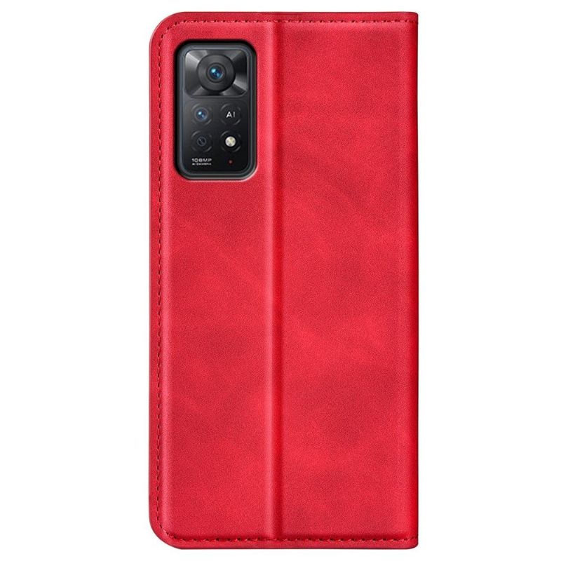 Kožené Pouzdro Folio Na Xiaomi Redmi Note 11 Pro / 11 Pro 5G Funkce Stojanu Z Umělé Kůže