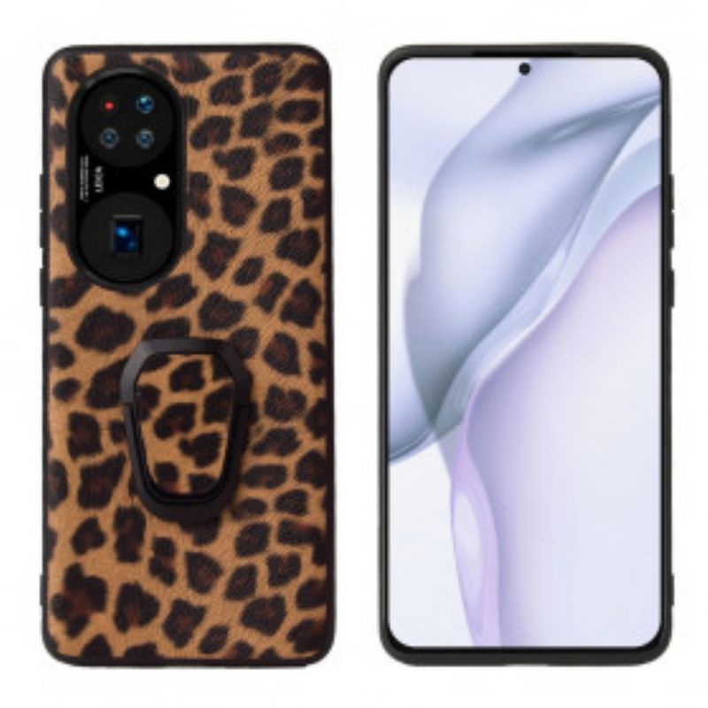 Kryt Na Huawei P50 Prsten Ve Stylu Leoparda