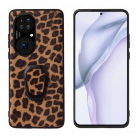 Kryt Na Huawei P50 Prsten Ve Stylu Leoparda