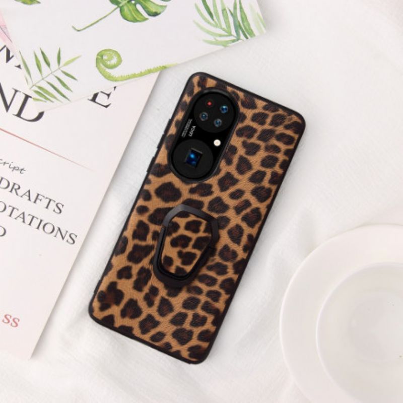 Kryt Na Huawei P50 Prsten Ve Stylu Leoparda