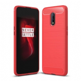 Kryt Na OnePlus 7 Uhlíkový Kartáčovaný Gel