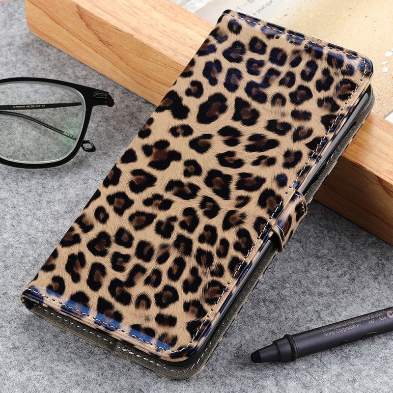 Flipové Pouzdro Na Samsung Galaxy A13 5G / A04s Leopard